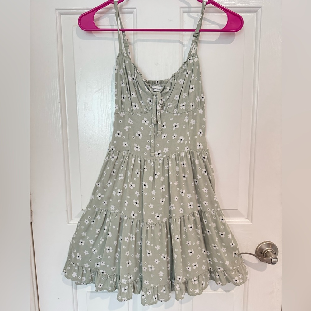 Floral Sundress with Spaghetti Straps Hollister